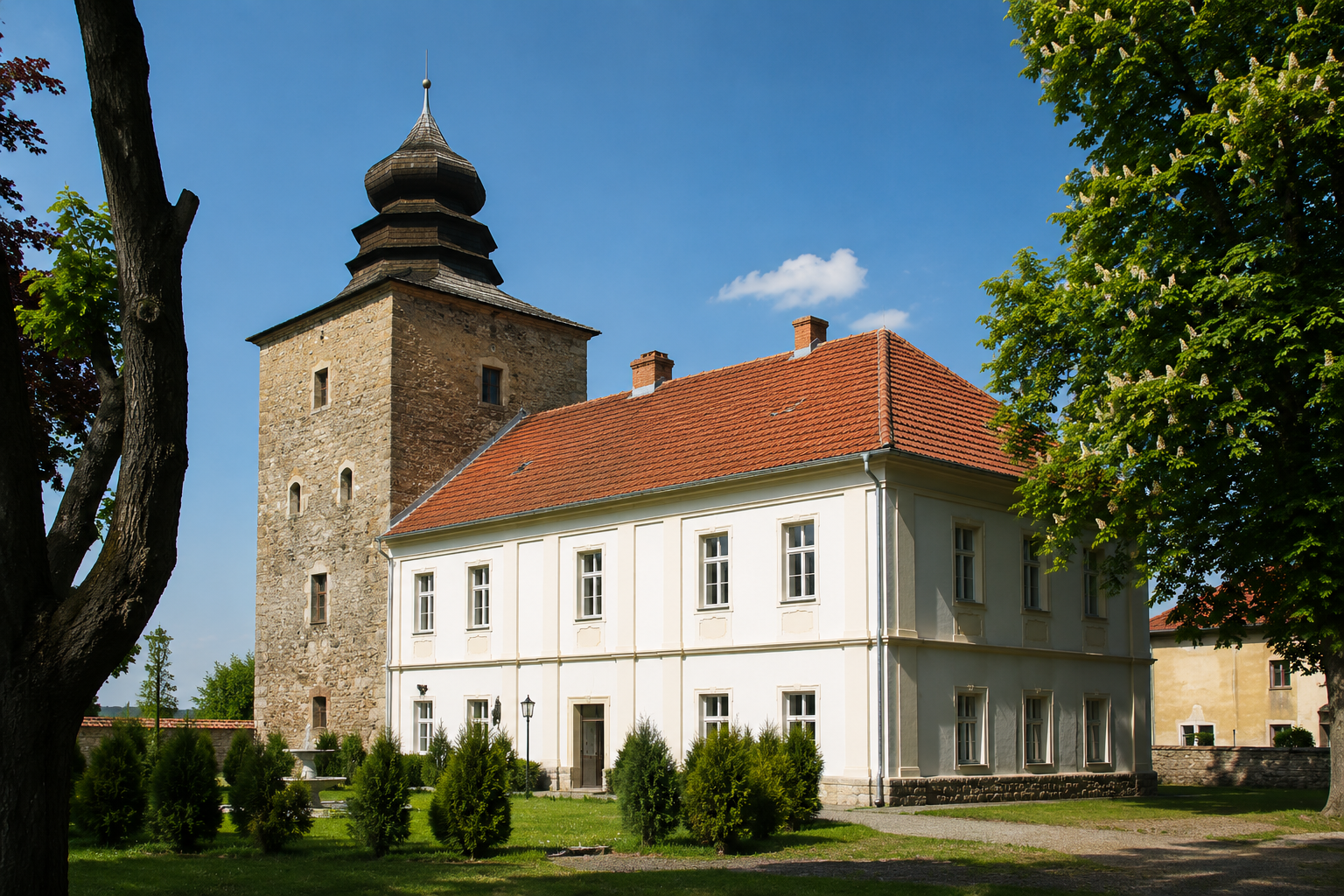 Zámek Pašinka a okolní park